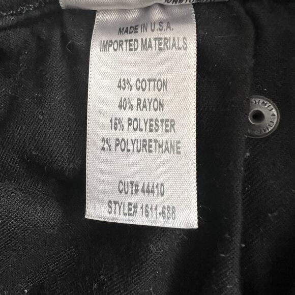 Citizens of Humanity Womens Chrissy High Rise Skinny Jeans Stretch Black Sz 27 - Picture 11 of 13